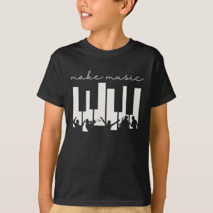 Piano Keys Musician Band Musical Musical Musical M T-Shirt