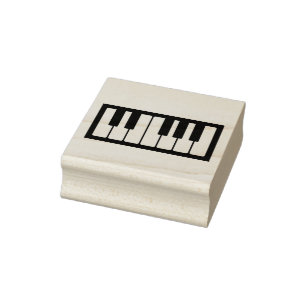 Piano Keys Musikinstrument Gummistempel