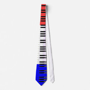 Piano Keys Necktie Krawatte