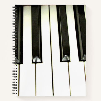 Piano Keys Notizbuch