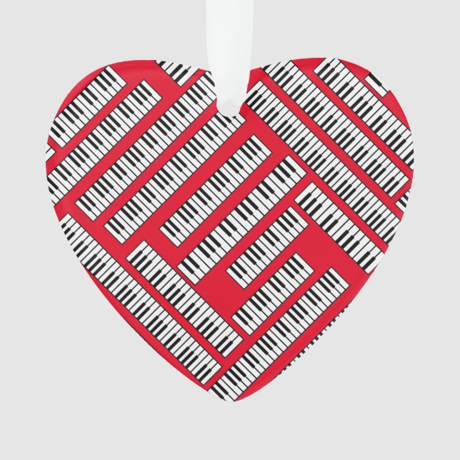 Piano Keys Ornament (Vorderseite)