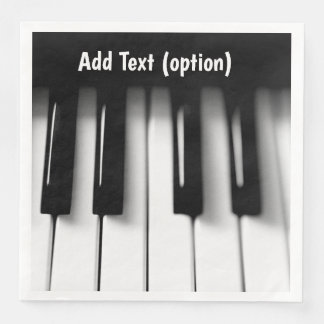 Piano Keys Paper Napkins Serviette