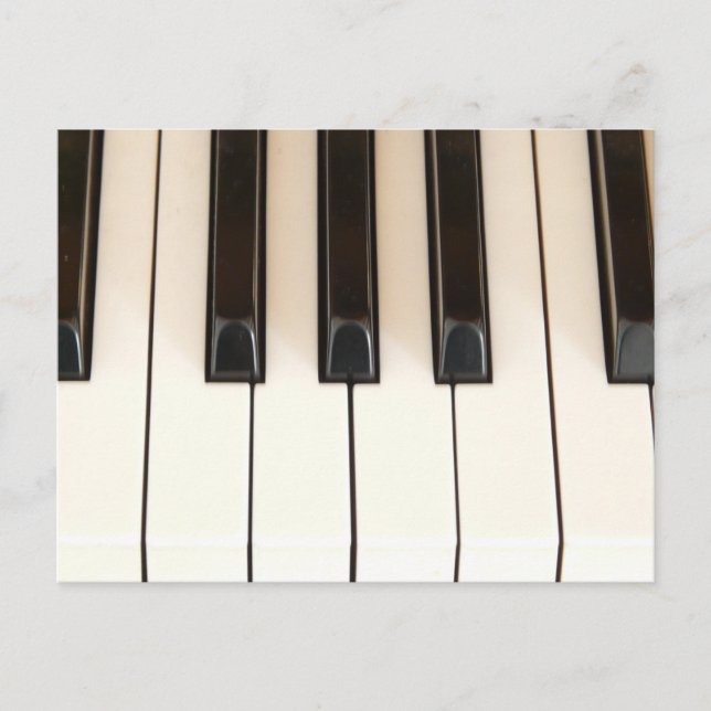 Piano Keys Postkarte (Vorderseite)