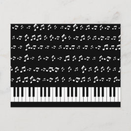 Piano Keys Postkarte