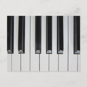 Piano Keys Postkarte
