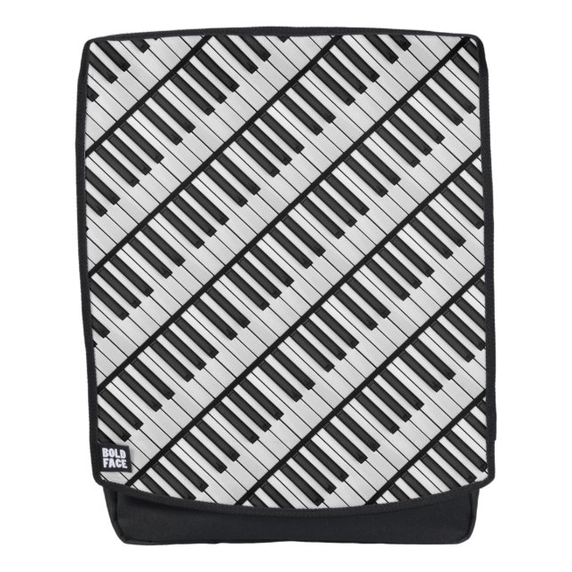 Piano Keys Rucksack (Vorderseite)