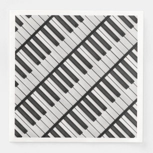 Piano Keys Serviette