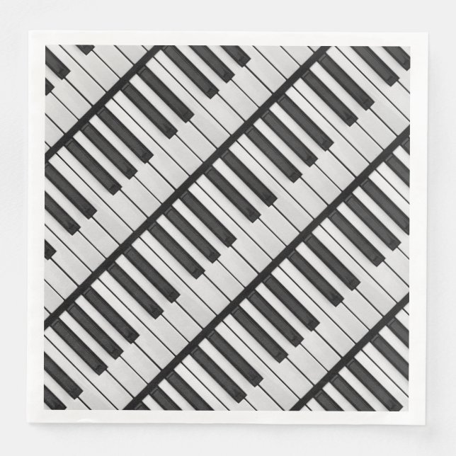 Piano Keys Serviette (Vorderseite)