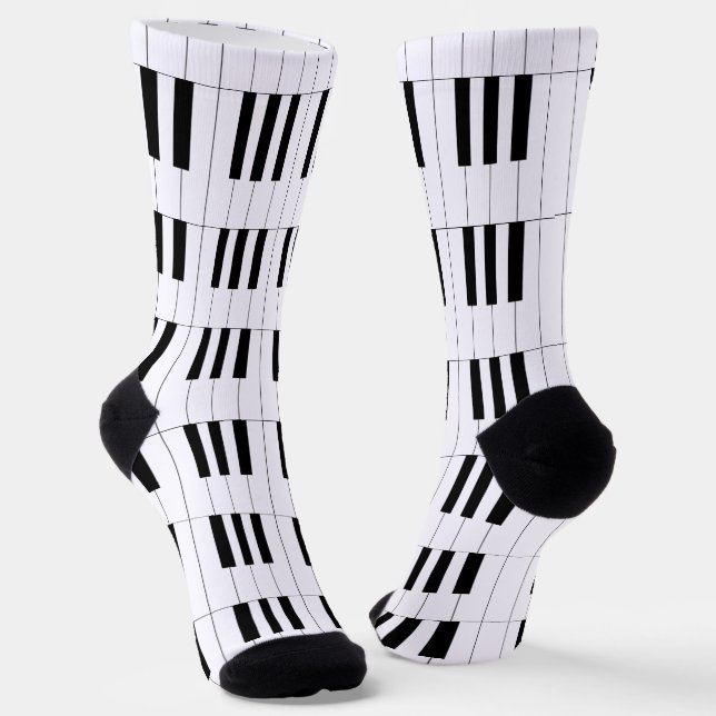 Piano Keys Socken (Gewinkelt)