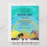 PIANO KEYS & STARS Bar Bat Mitzvah Einladung<br><div class="desc">WILLKOMMEN!!! Ich kann Ihnen persönlich bei Ihrer Bestellung helfen! Frag mir alles! ALLES ist anpassbar! Alle meine Designs sind ONE-OF-A-KIND Original-Kunstwerke von mir entworfen! Sie können sie nur hier finden! Die meisten werden mit Adobe Illustrator oder Adobe Fotoshop erstellt. Andere sind einzigartige handbemalte Gegenstände in Aquarell, Gouache und Indische Tinten....</div>