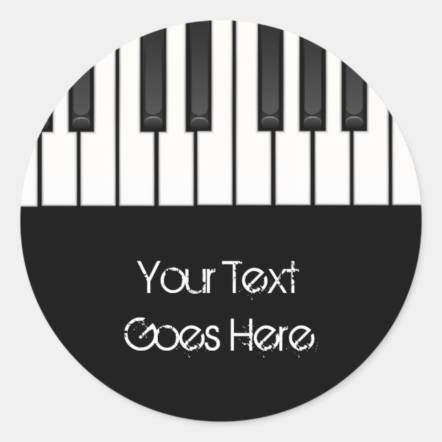Piano Keys Stickers (Vorderseite)