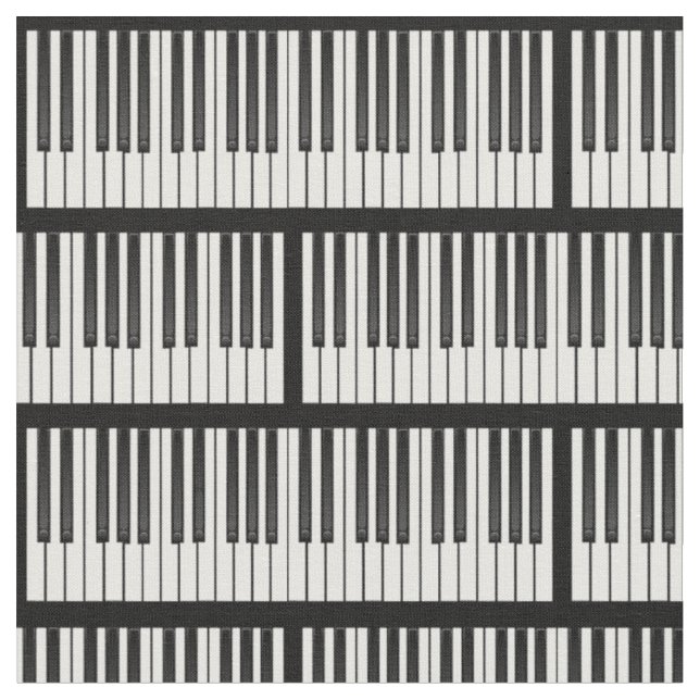 Piano Keys Stoff (Nahaufnahme)