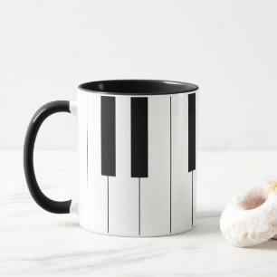 Piano Keys Tasse