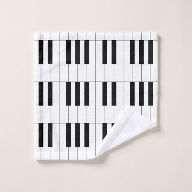 Piano Keys Waschlappen (Waschlappen)