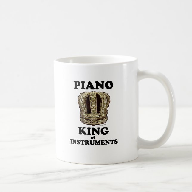 Piano King of Instruments Tasse (Rechts)