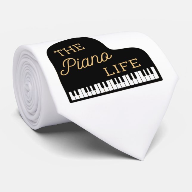 Piano Life Grand Piano Krawatte (Gerollt)