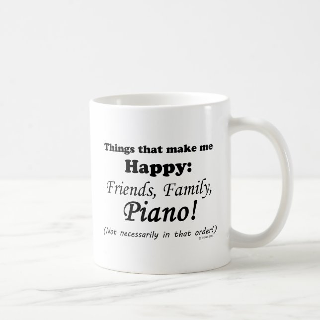 Piano macht mich glücklich kaffeetasse (Rechts)
