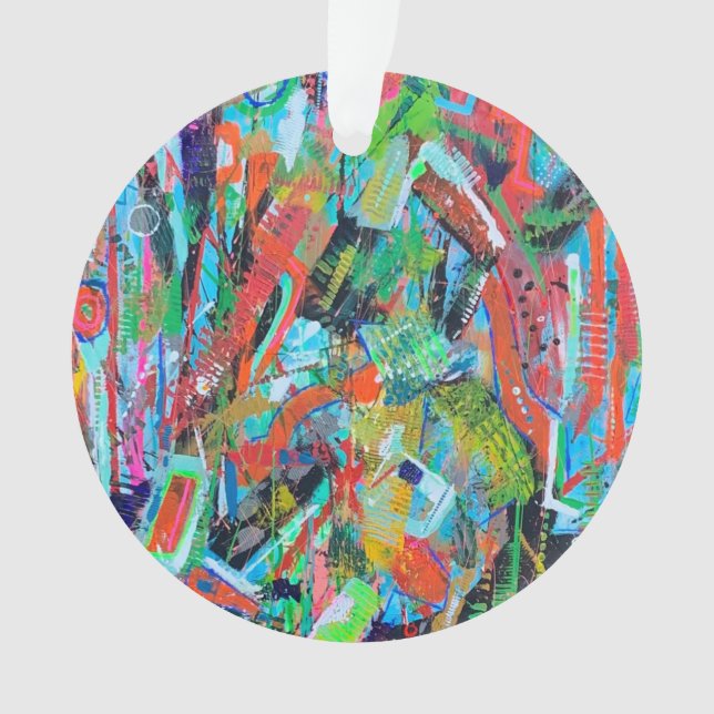 Piano Man Acrylic Ornament (Vorderseite)