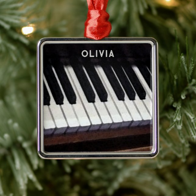 Piano Music Collectible Ornament Aus Metall (Baum)