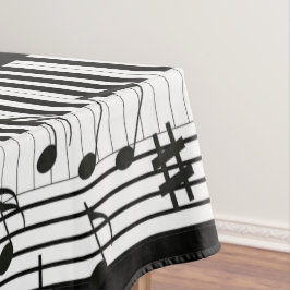 Piano Music Design Tablecloth Tischdecke
