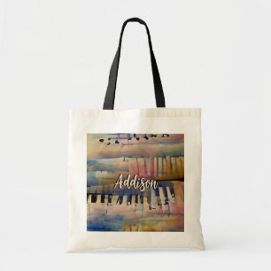 Piano Music Personalisiert Tote Bag Tragetasche