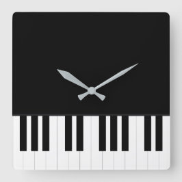 PIANO MUSIC QUADRATISCHE WANDUHR