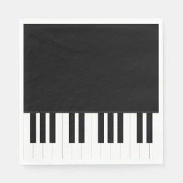 PIANO MUSIC SERVIETTE