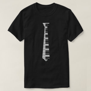 Piano Neck Tie T-Shirt