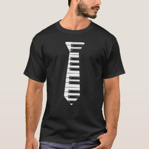 Piano Necktie Piano Player Pianist Klassische Musi T-Shirt