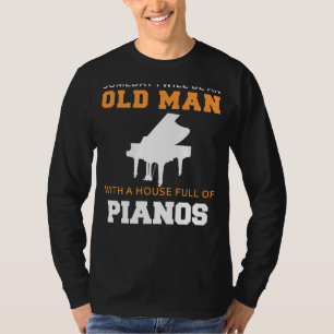 Piano Paradis: Future Old Mans Keyed Kingdom T-Shi T-Shirt