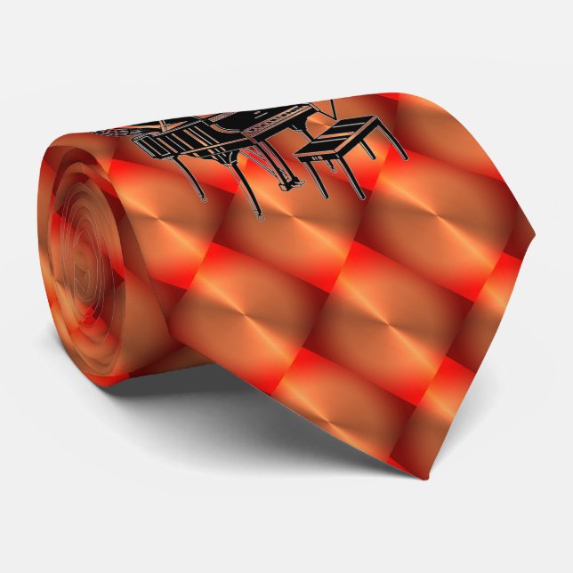 PIANO-PARTY KRAWATTE (Gerollt)