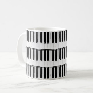 Piano pattern kaffeetasse
