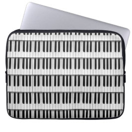 Piano pattern laptopschutzhülle