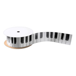 Piano pattern satinband
