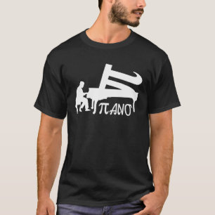 Piano Pi 3 14 Tag Symbol Math & Science Music Pun T-Shirt