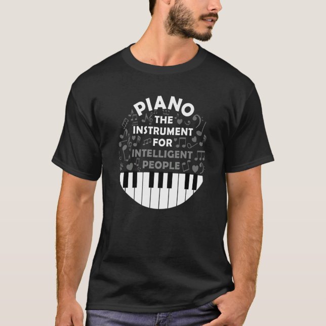 Piano Pianist Music Keyboard Musician Quote Gag Ou T-Shirt (Vorderseite)