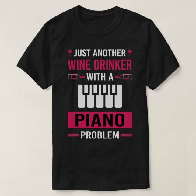 Piano Pianist T-Shirt (Design vorne)