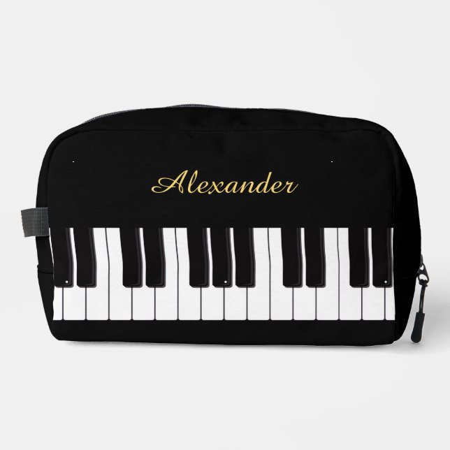 Piano Player Keyboard Personalised Pianist Waschbeutel (Vorderseite)