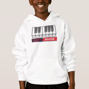 Piano Player Keyboard Piano Keys Hoodie