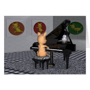 Piano Playing Pig
