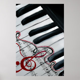Piano Poster