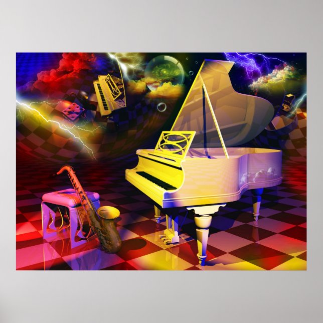 Piano Poster (Vorne)