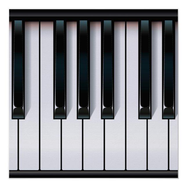 Piano Poster (Vorderseite)