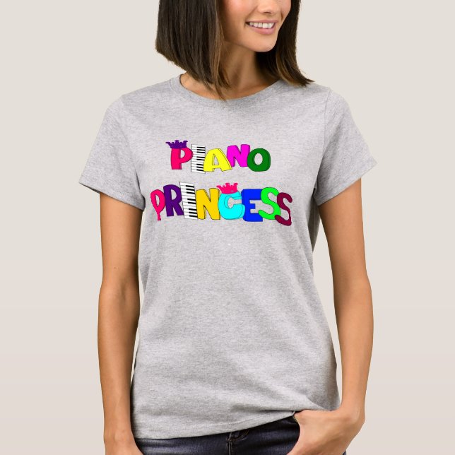 Piano Princess T-Shirt (Vorderseite)