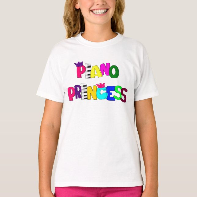 Piano Princess T-Shirt (Vorderseite)