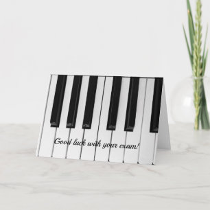 Piano-Prüfungskarte Karte