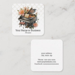 Piano Quadratische Visitenkarte