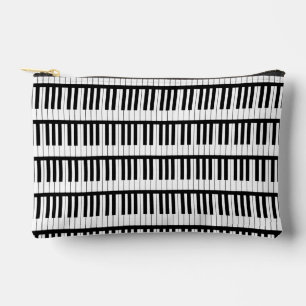 Piano-Schwarz-Weiß-Musikinstrument Zubehörtasche