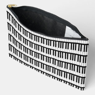 Piano-Schwarz-Weiß-Musikinstrument Zubehörtasche