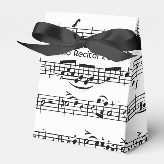 Piano Sheet Music für Erwägungsgrund Geschenkschachtel (Vorderseite)